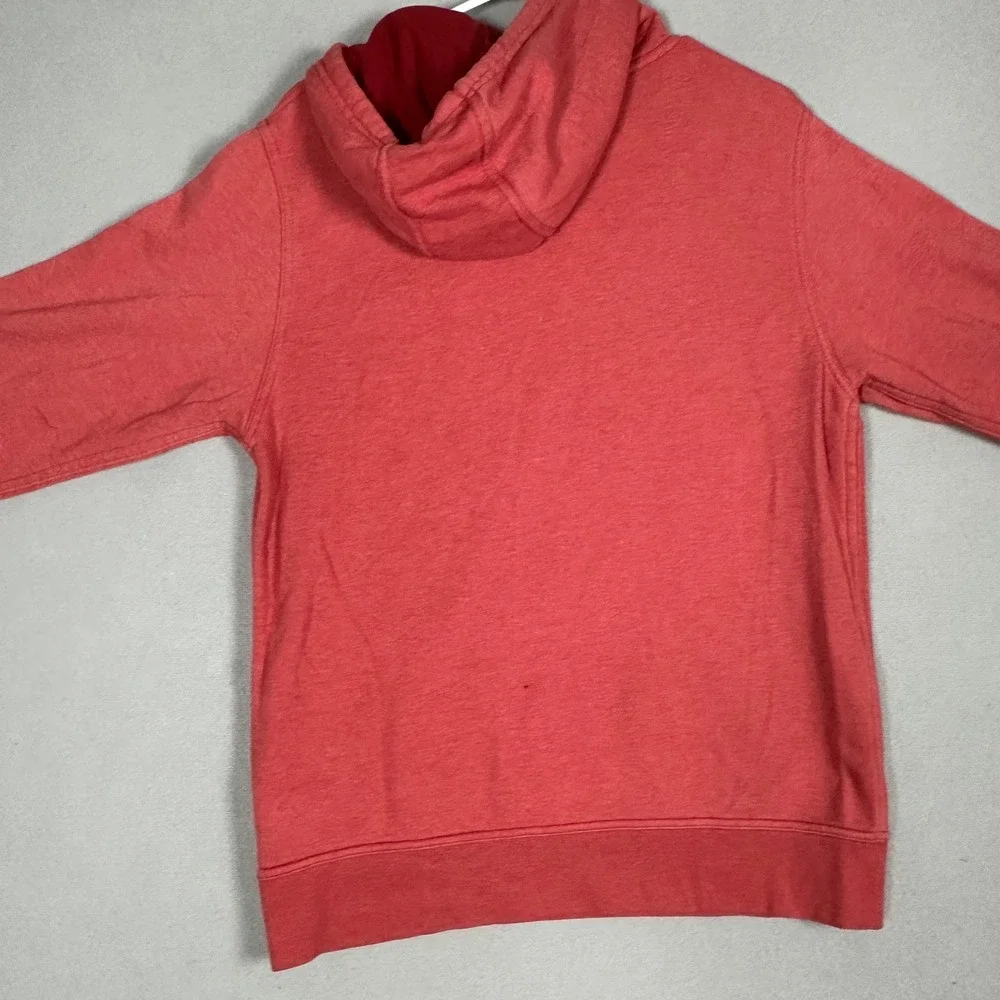 The North Face Hoodie Mens Medium Never Stop Exploring Red Graphic Sweatshirt
